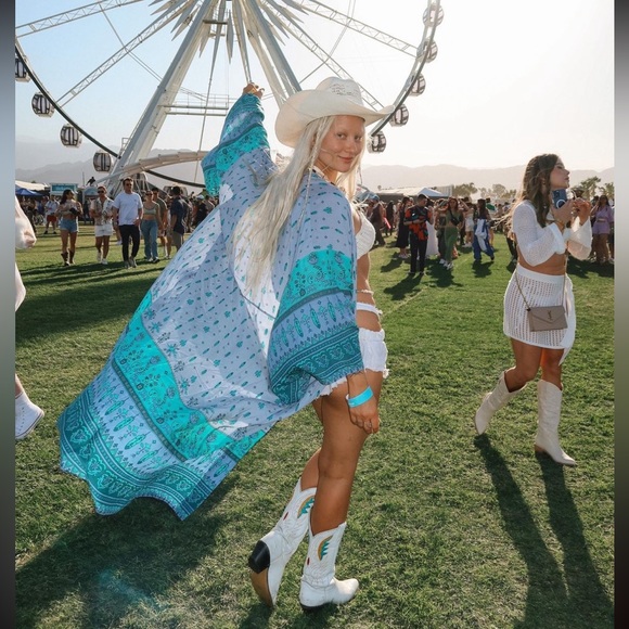 🦅SOLD🦅 Spell & The Gypsy Collective Desert Wanderer Kimono One Size - Picture 2 of 12